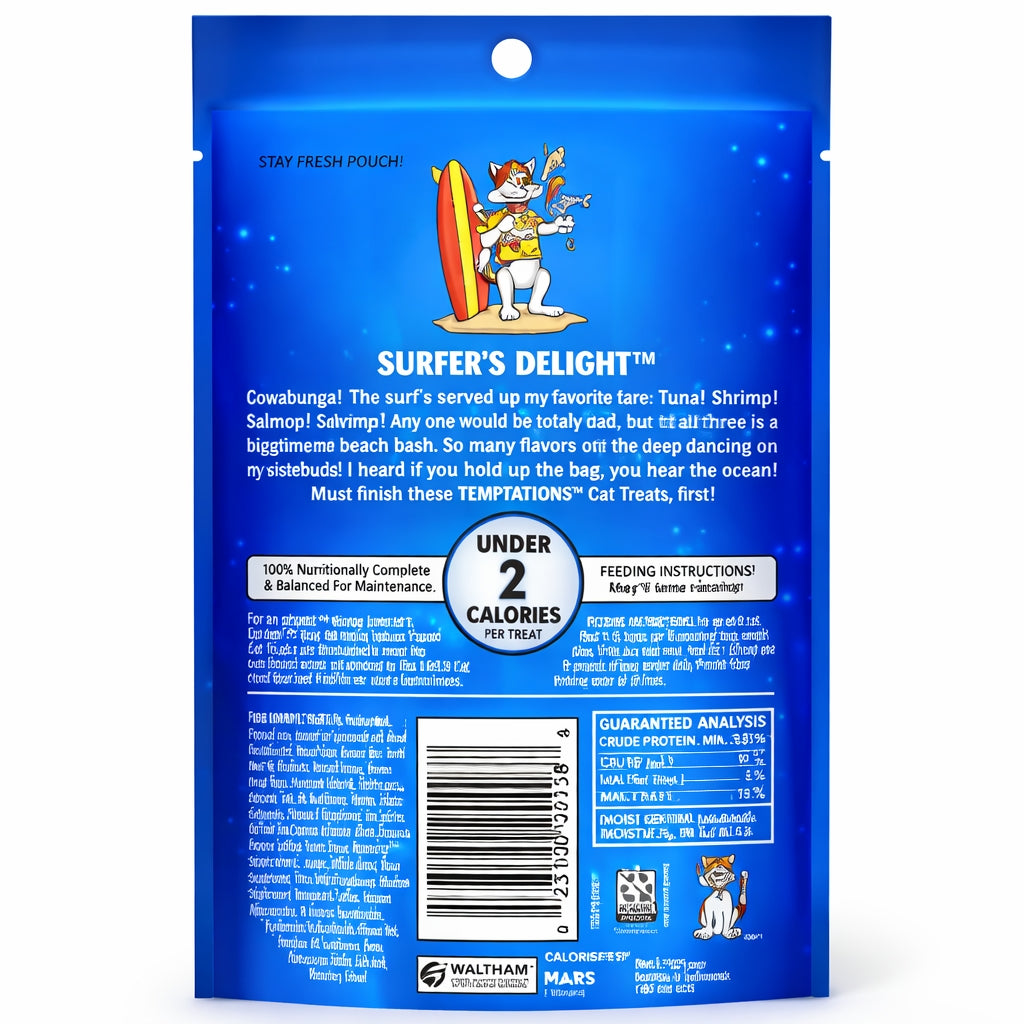 Temptations™ Mixups Surfers' Delight Crunchy & Soft Cat Treats