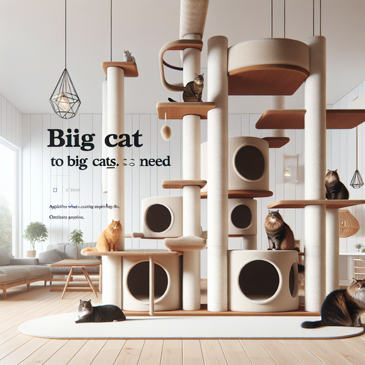 Extra-Large Cat Tower Guide: What Big Cats Really Need