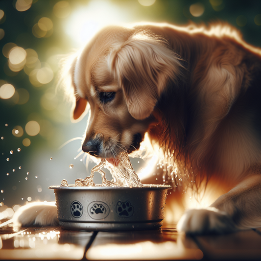 A Cleaner Way for Dogs to Drink Indoors