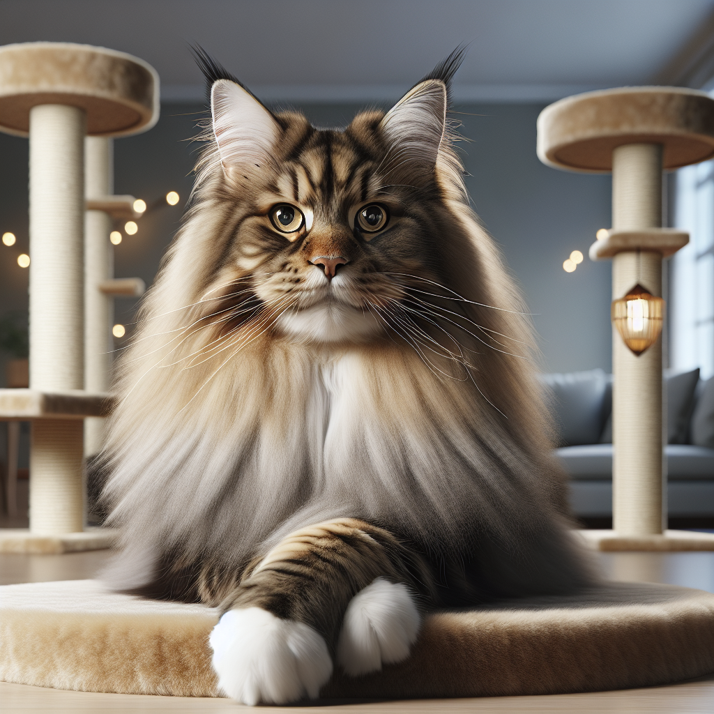 Cat Tower Safety Tips for Large Indoor Cats