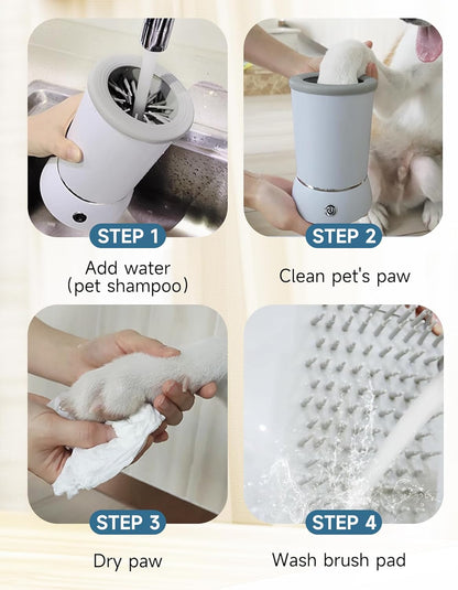 Ultra-Clean™ Automatic Electric Dog Paw Washer – USB Rechargeable Muddy Paw Cleaner