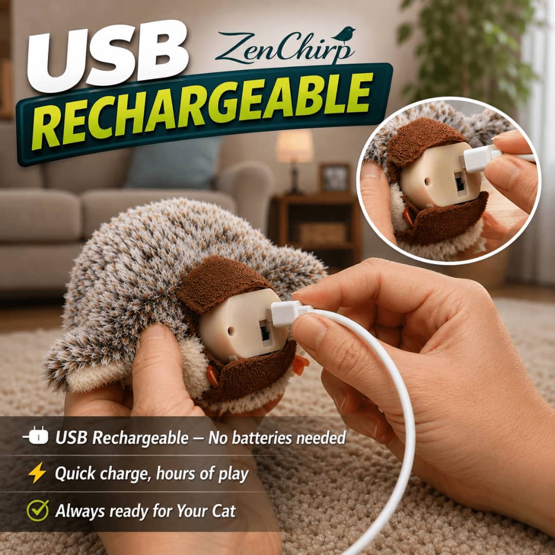 ZenChirp™ Interactive Flapping Bird Cat Toy