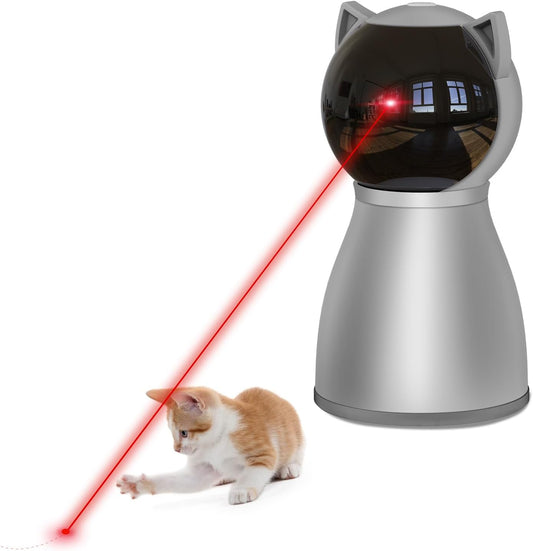 ZenChase™ 4th Gen Motion-Activated Laser Toy – Real Random Trajectory & USB Rechargeable Enrichment