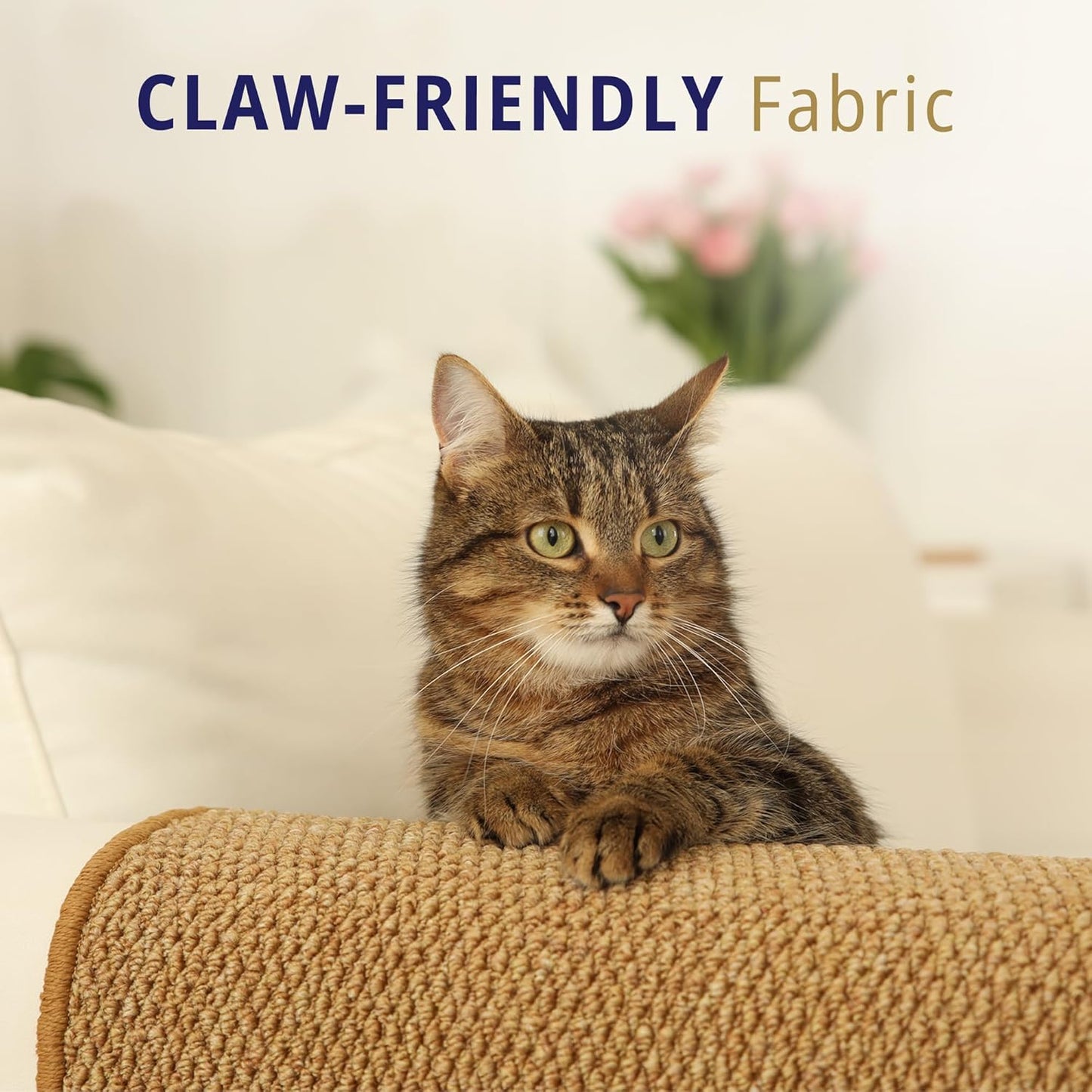 Vertical Horizon™ XL Cat Climbing Wall Carpet – 67" Multi-Surface Scratching Rug