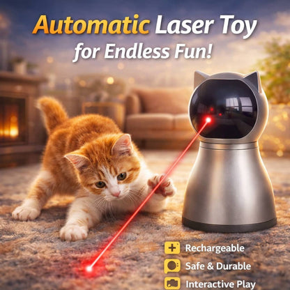 ZenChase™ 4th Gen Smart Laser Cat Toy - Automatic Interactive Toy for Indoor Cats
