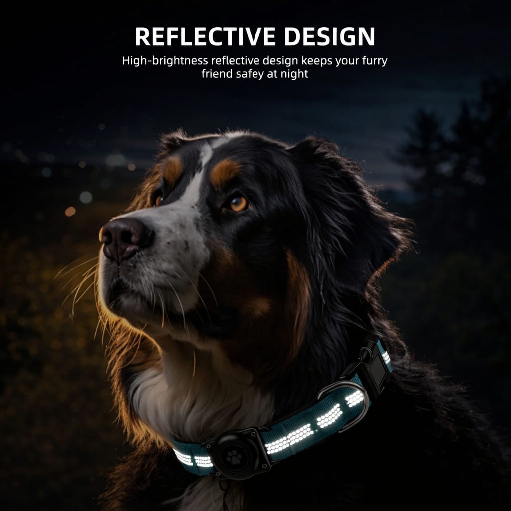 ApexGuard™ Security Collar – Real-Time Safety & Tracking for Pets