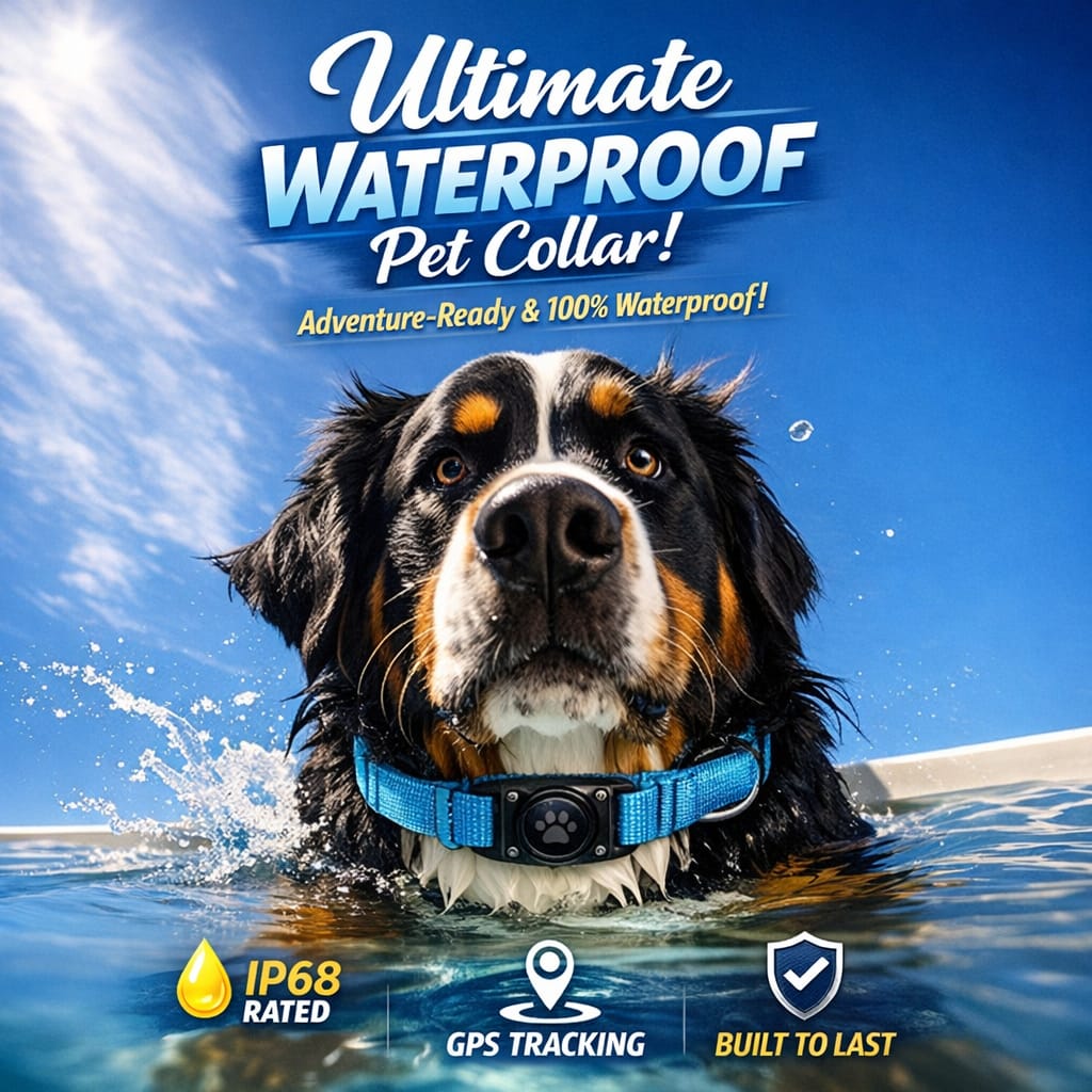 ApexGuard™ Security Collar – Real-Time Safety & Tracking for Pets