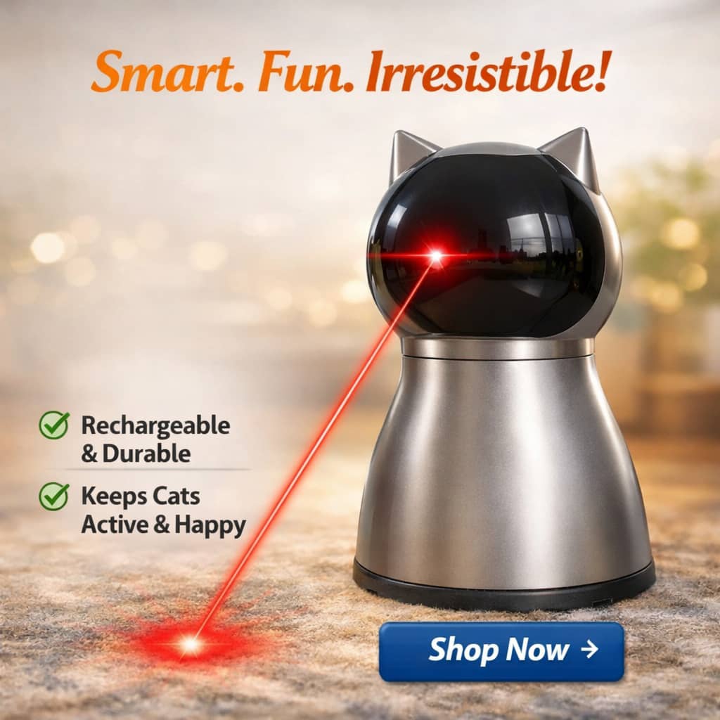 ZenChase™ 4th Gen Smart Laser Cat Toy - Automatic Interactive Toy for Indoor Cats