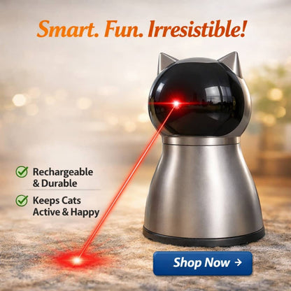 ZenChase™ 4th Gen Smart Laser Cat Toy - Automatic Interactive Toy for Indoor Cats