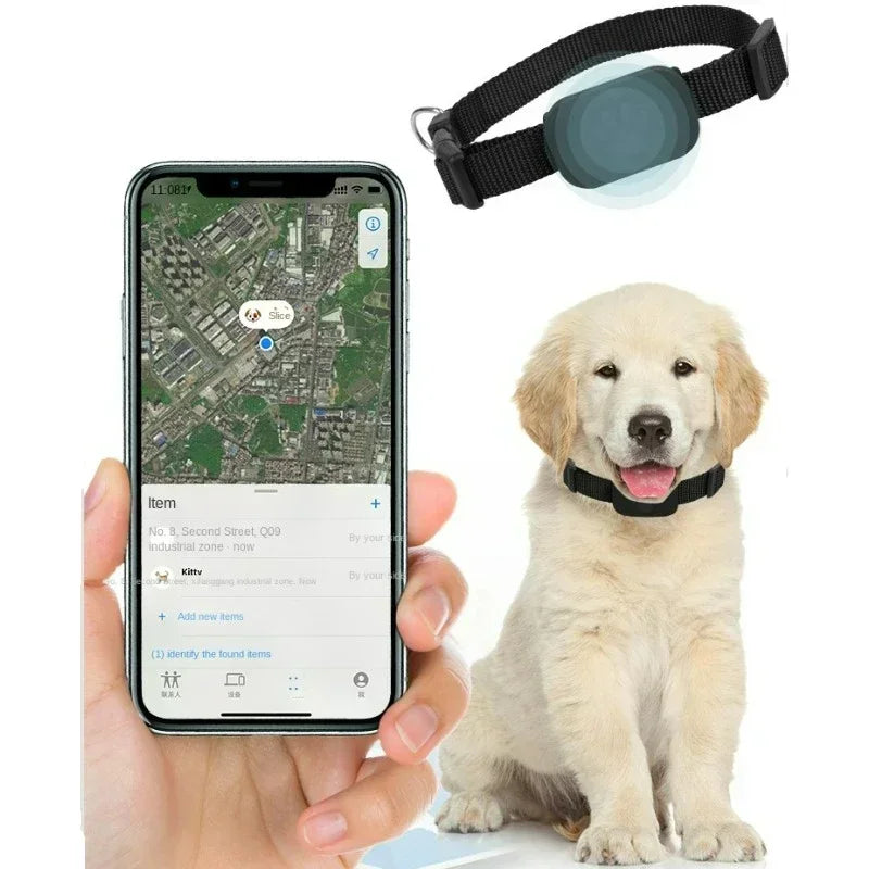 Waterproof Mini GPS Tracker Collar for Dogs and Cats - Anti-Lost Movement Alert & Global Locator