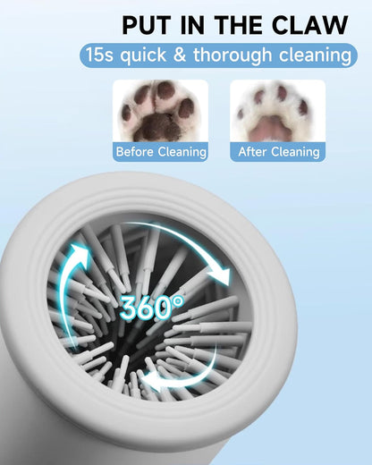 Ultra-Clean™ Automatic Electric Dog Paw Washer – USB Rechargeable Muddy Paw Cleaner