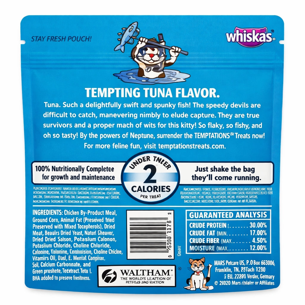 Temptations Mega Tempting Tuna Cat Treat (6.35oz)
