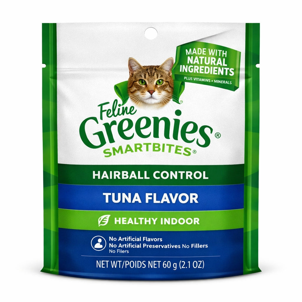 Feline Greenies™ Smartbites™ Hairball Control Tuna Cat Treats (2.1oz)