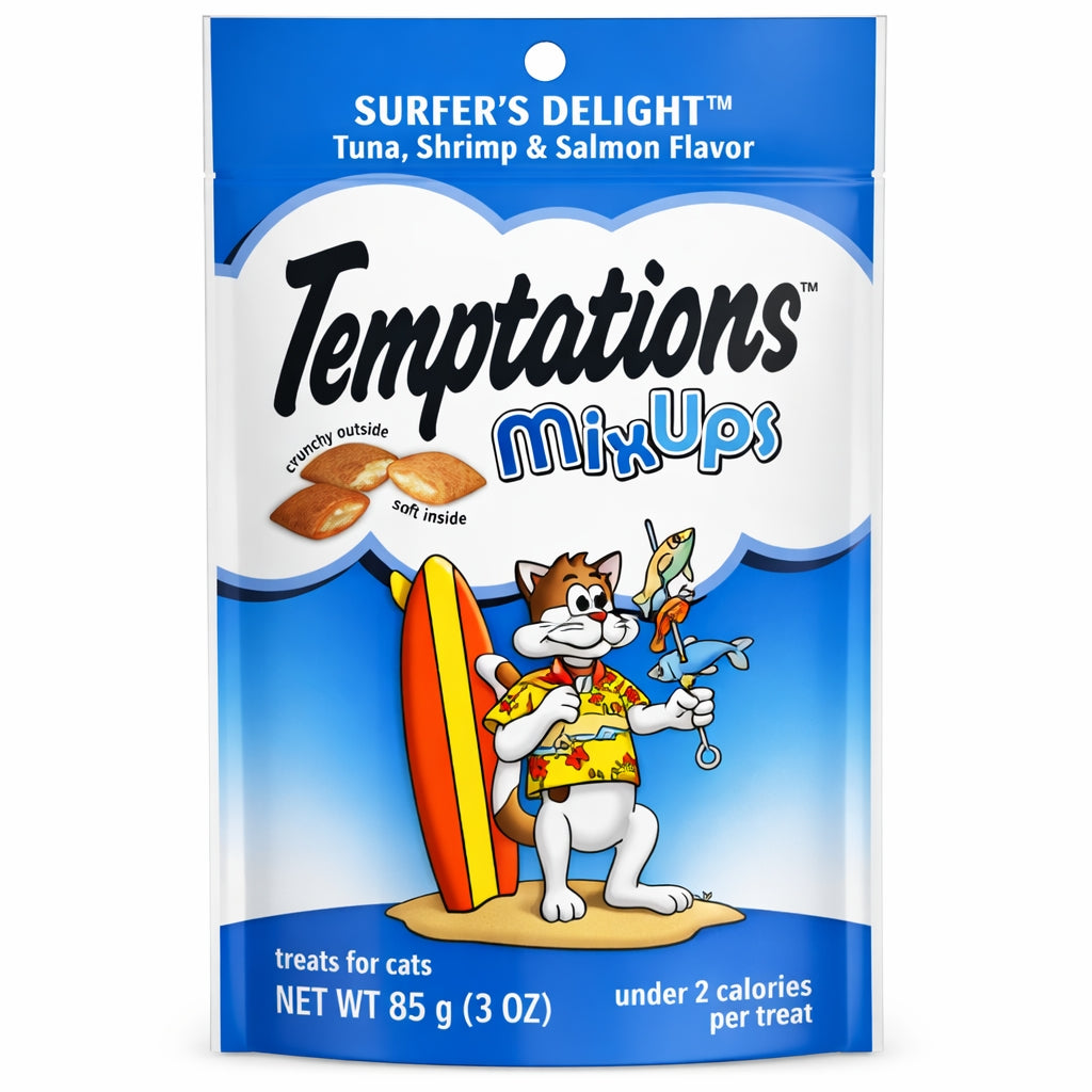 Temptations™ Mixups Surfers' Delight Crunchy & Soft Cat Treats