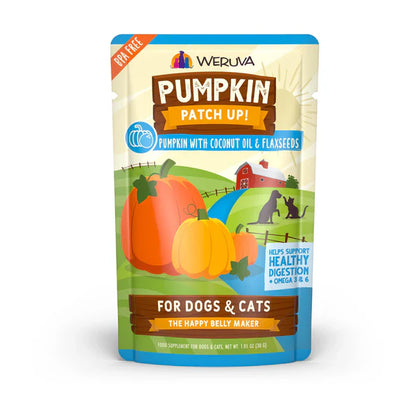 Weruva Pumpkin Patch Up! Digestive Supplement for Dogs & Cats | Pumpkin, Coconut Oil & Flaxseeds (2.8oz)